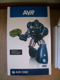 Front of the outer AVR ONE! box art.